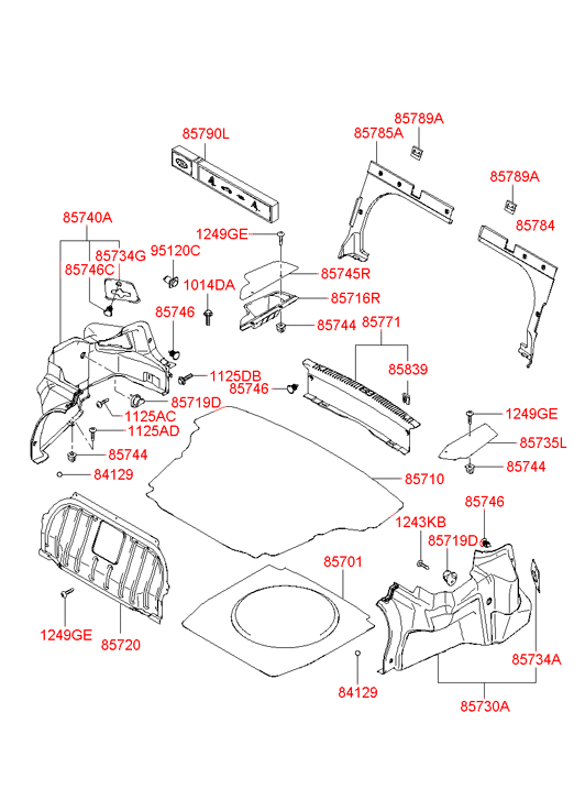 857462C500LK HYUNDAI