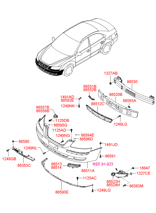 865903K001 HYUNDAI