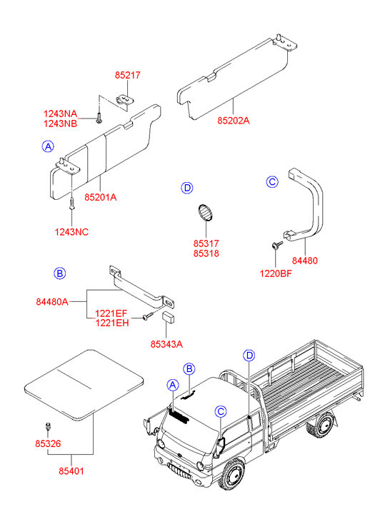 852204B100IA HYUNDAI