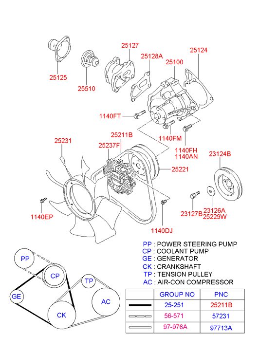 2312442031 HYUNDAI