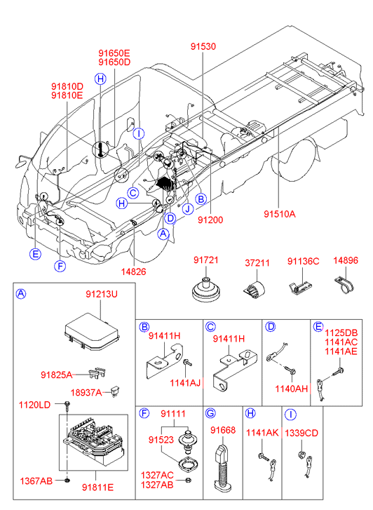 912004F101 HYUNDAI