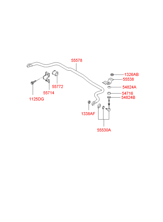 555134A000 HYUNDAI