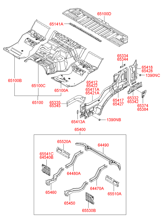 651007C000 HYUNDAI