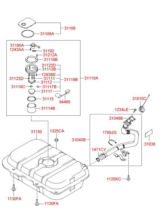 3111405000 HYUNDAI