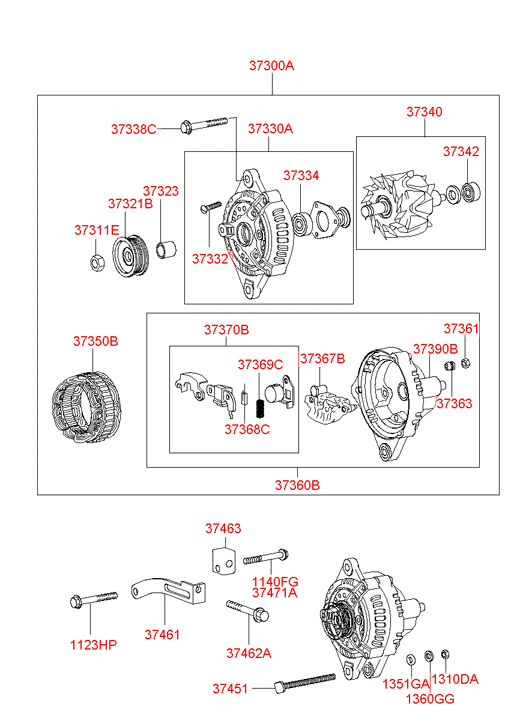 3733402550 HYUNDAI