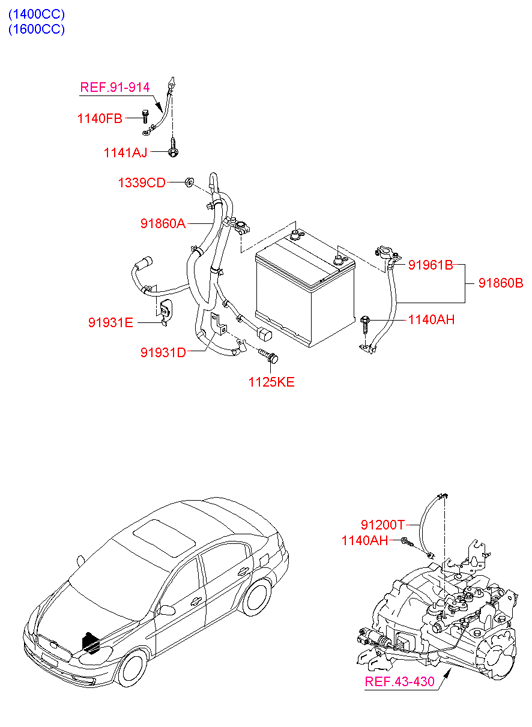 918601E010 HYUNDAI