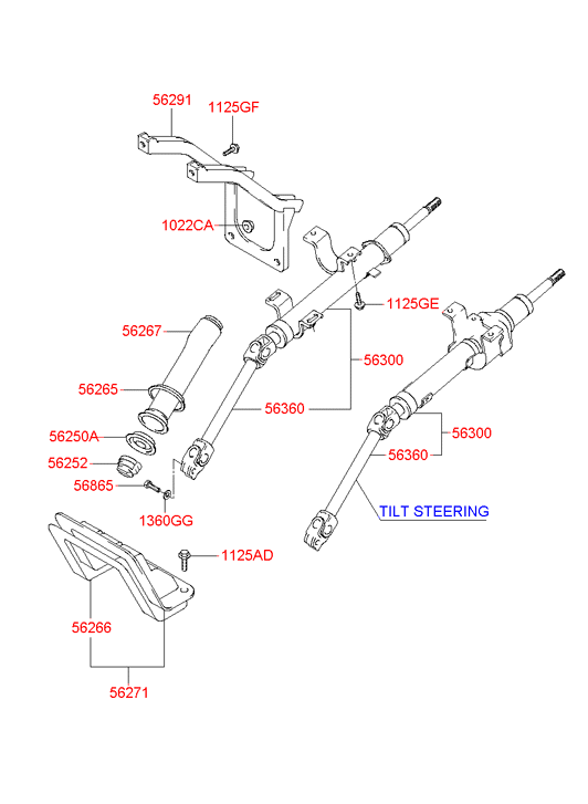 563014B001 HYUNDAI