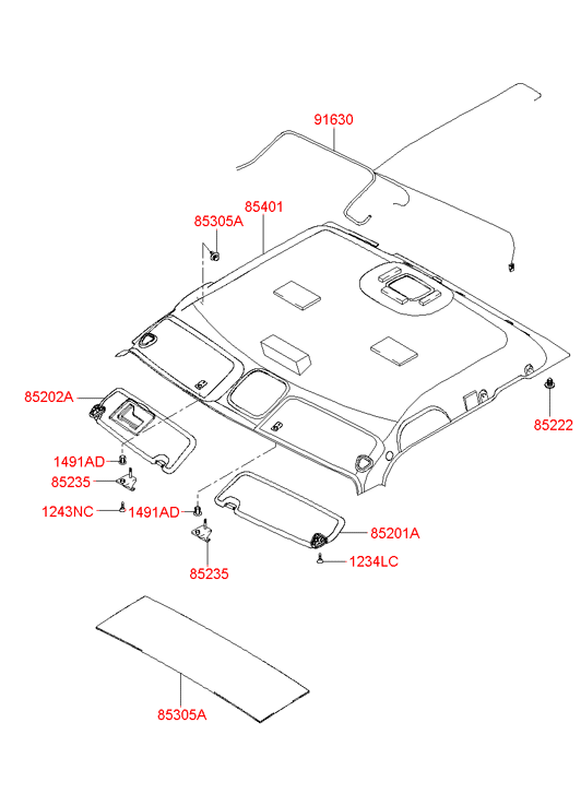 852204F000FI HYUNDAI