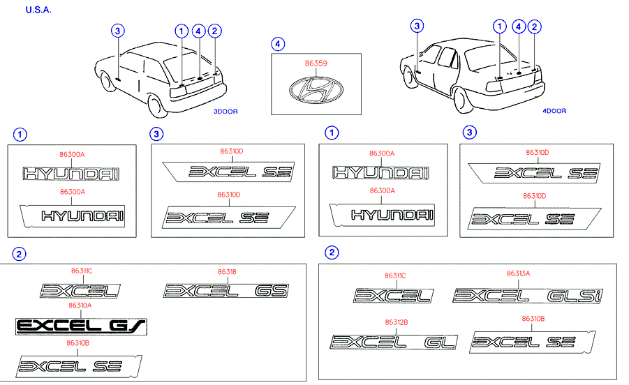 8631021042GM HYUNDAI