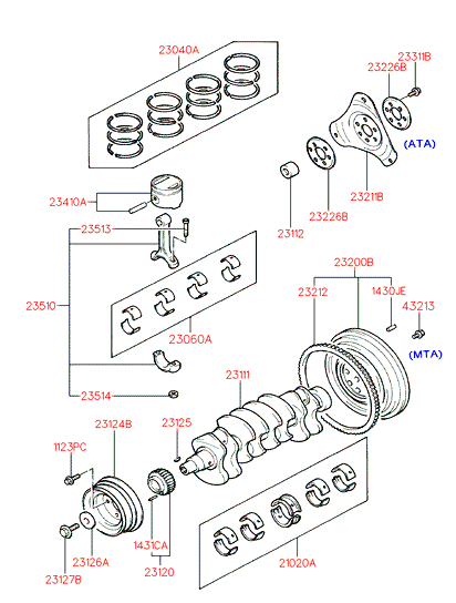 2304033430 HYUNDAI