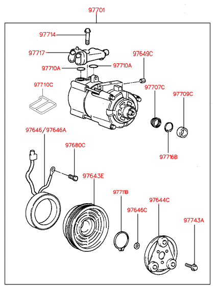 9764434000 HYUNDAI