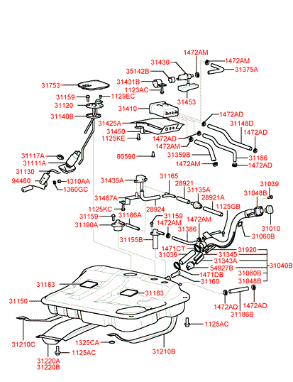 3116529000 HYUNDAI