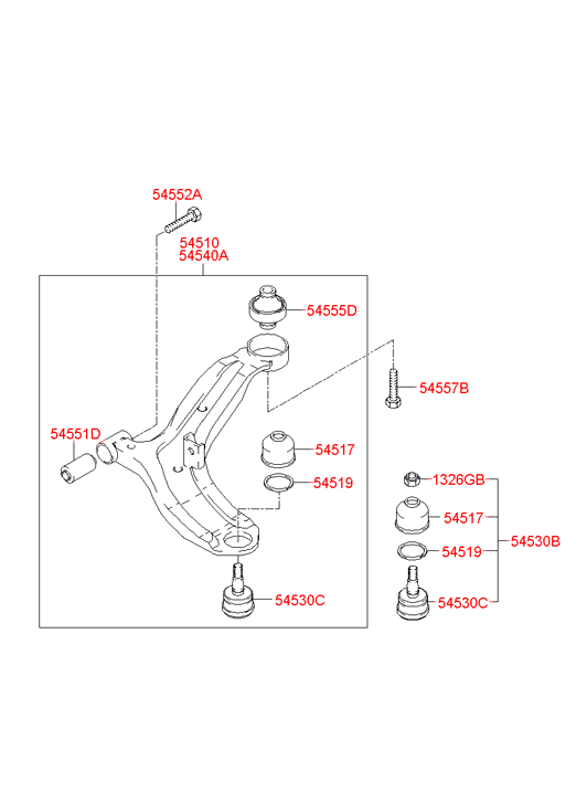 545511C000 HYUNDAI