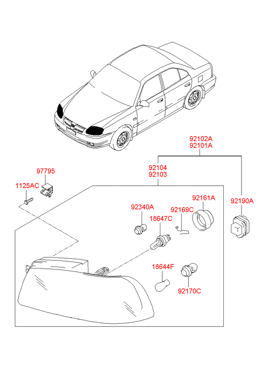 9213025000 HYUNDAI