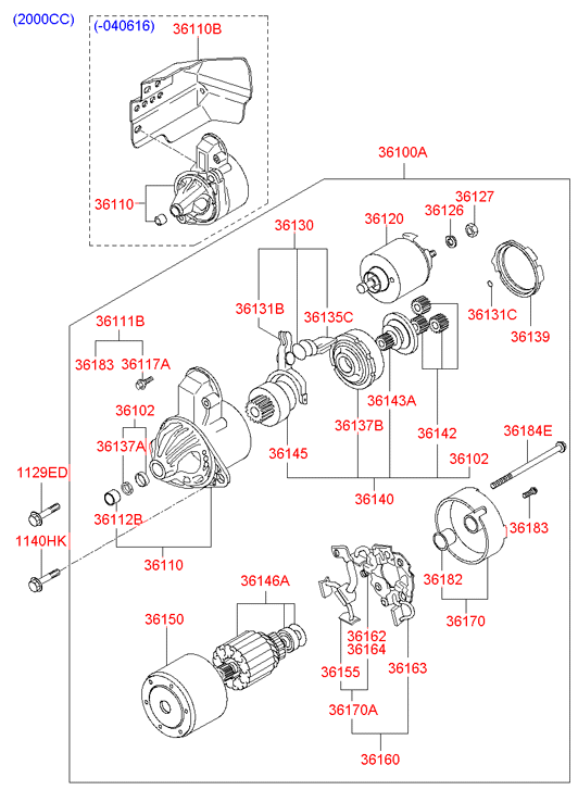 3618235510 HYUNDAI