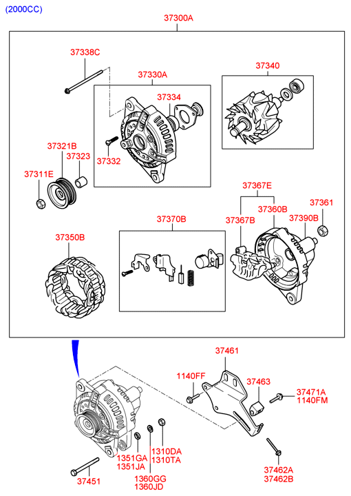 3732138400 HYUNDAI