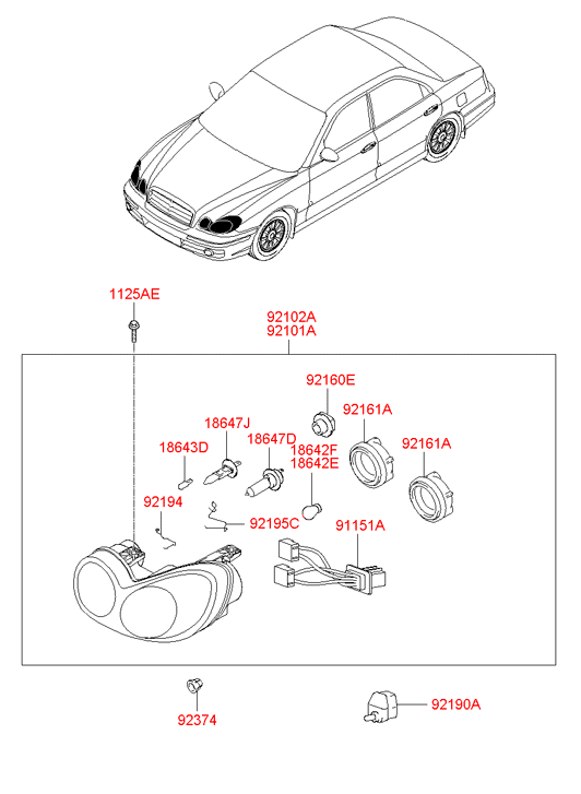 921023D120 HYUNDAI