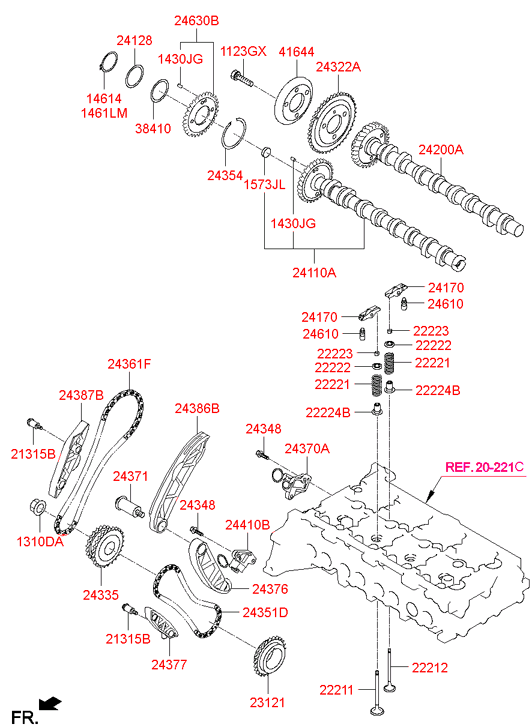 222233A000 HYUNDAI