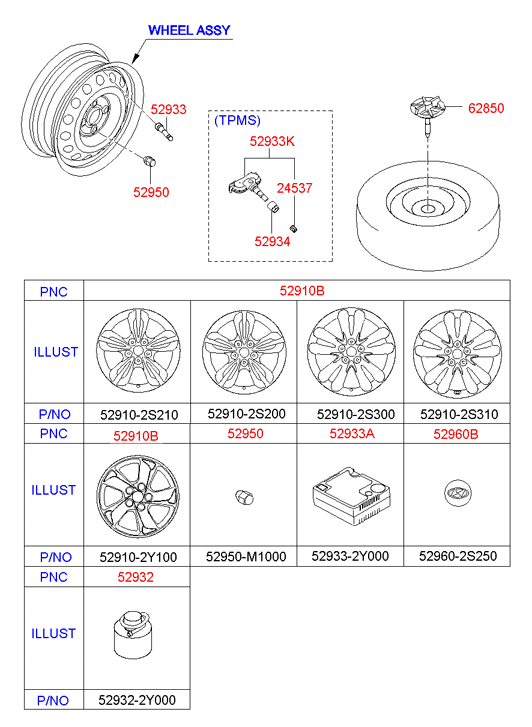 529102S210 HYUNDAI