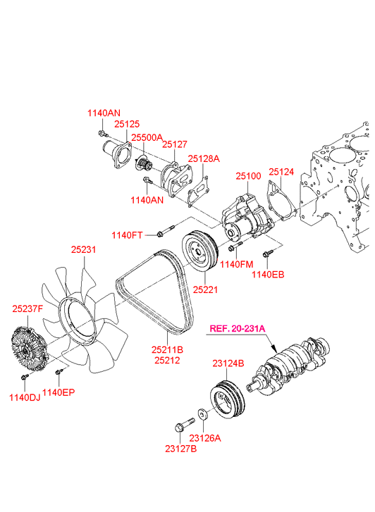 2526142920 HYUNDAI