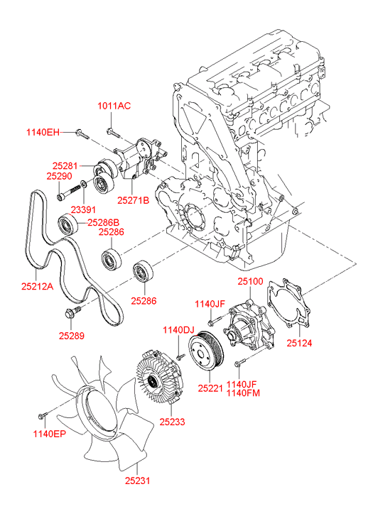 252124A000 HYUNDAI