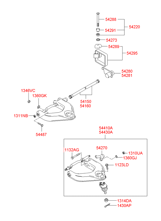 542804A003 HYUNDAI