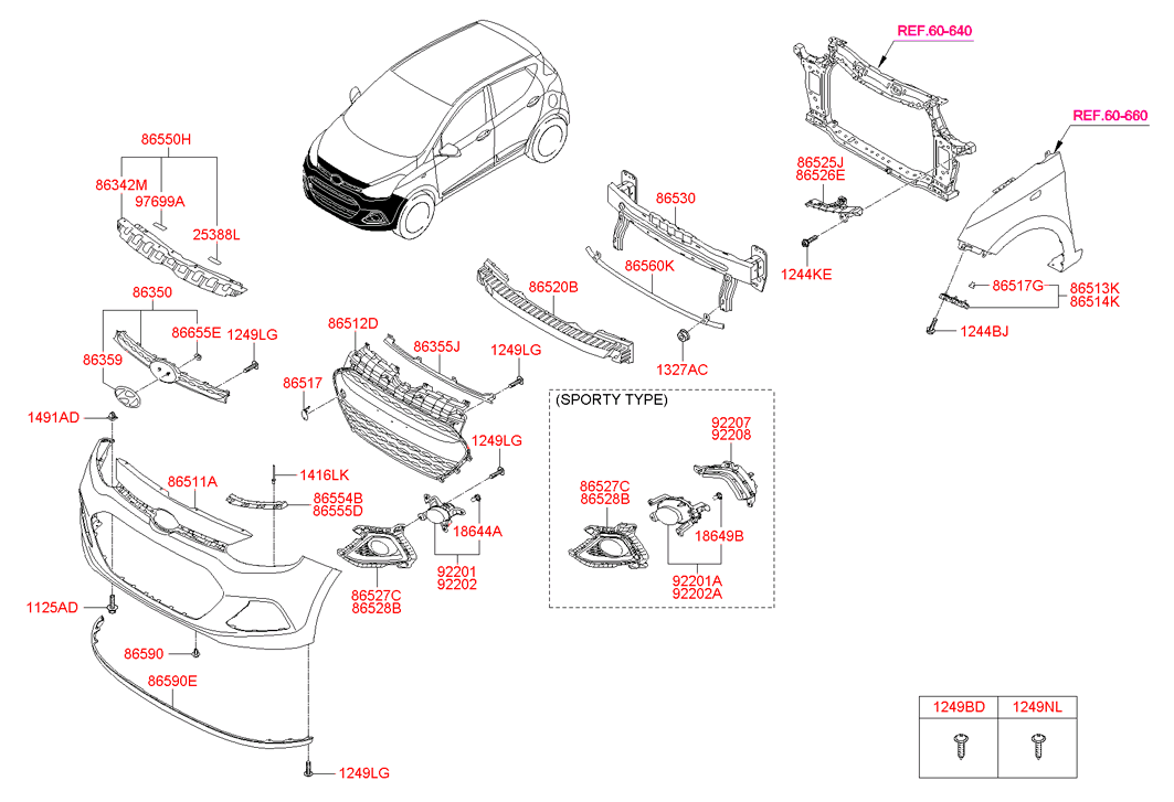 1249305207E HYUNDAI