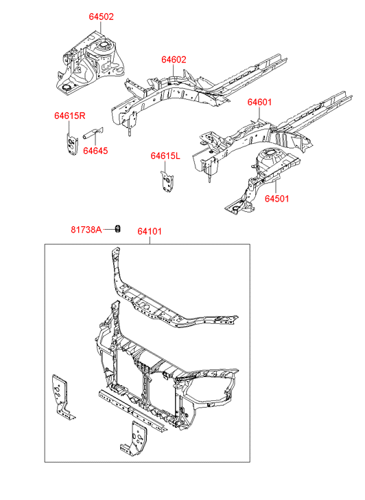 645021E300 HYUNDAI