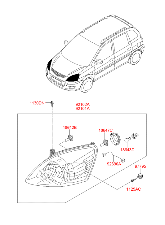 9210210000 HYUNDAI