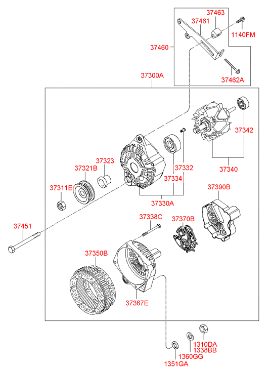 3733437400 HYUNDAI