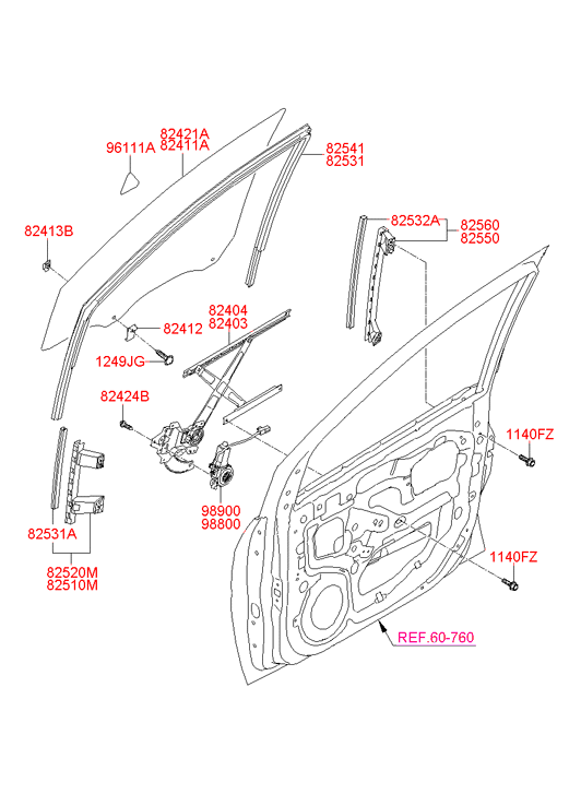 961111C000 HYUNDAI