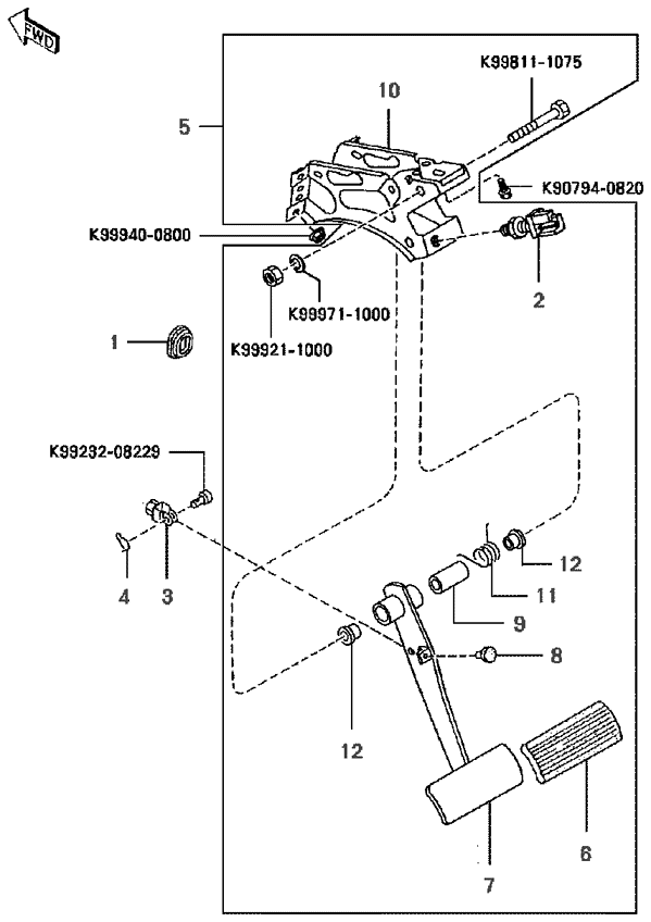 MDX7443030A KIA