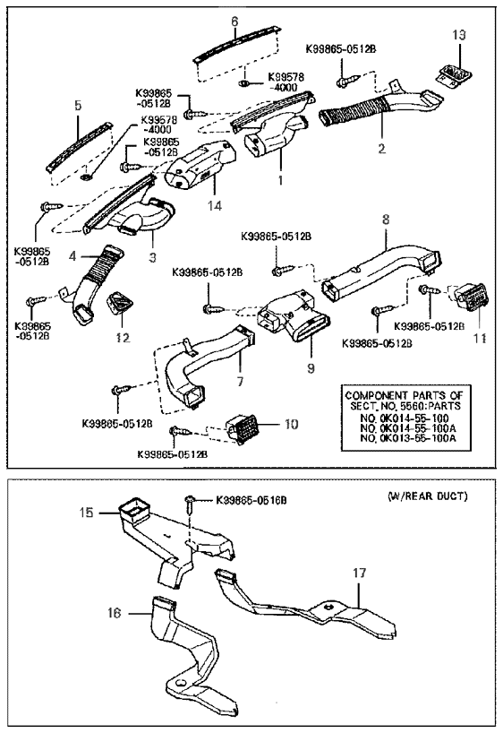 0K01360852A50 KIA