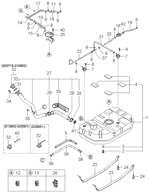 0K54A60960B KIA