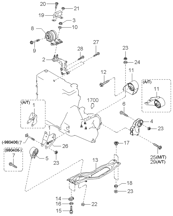 0K2A239040B KIA