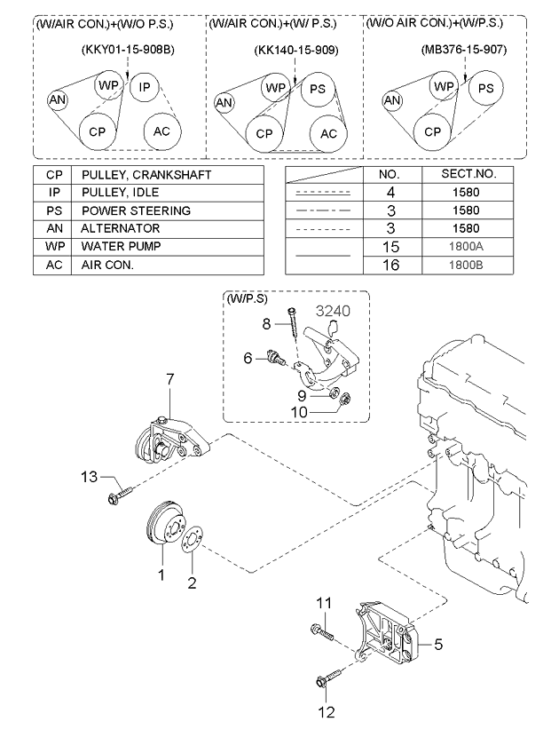 MB3A911403 KIA