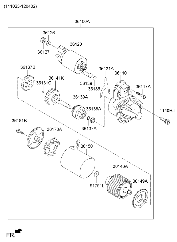 361452B501 KIA