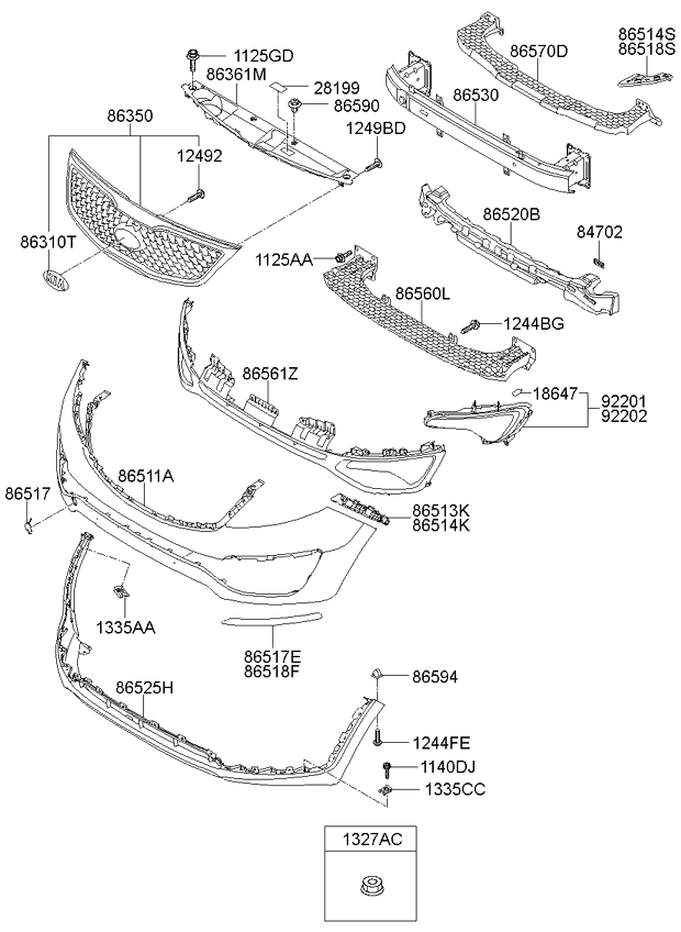 865113W010 KIA