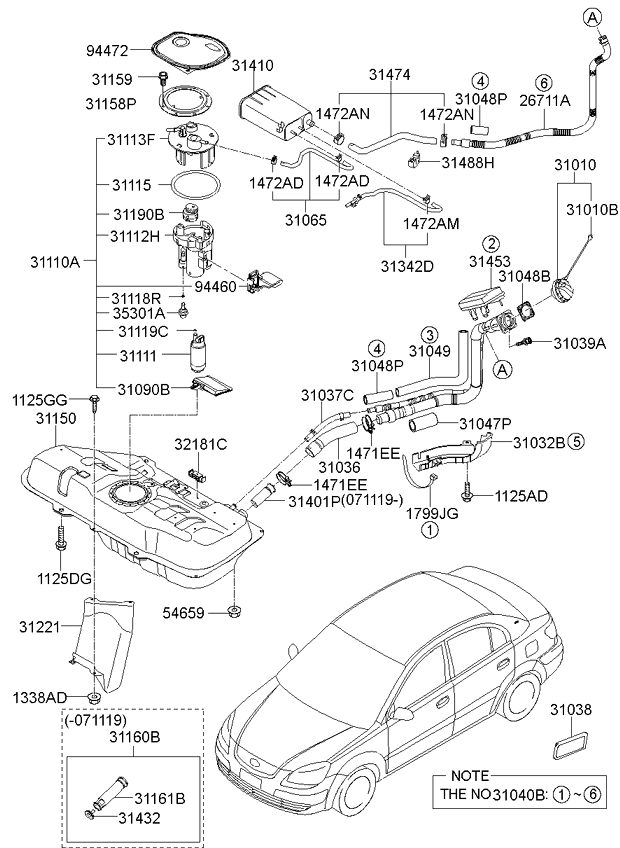 313491G001 KIA