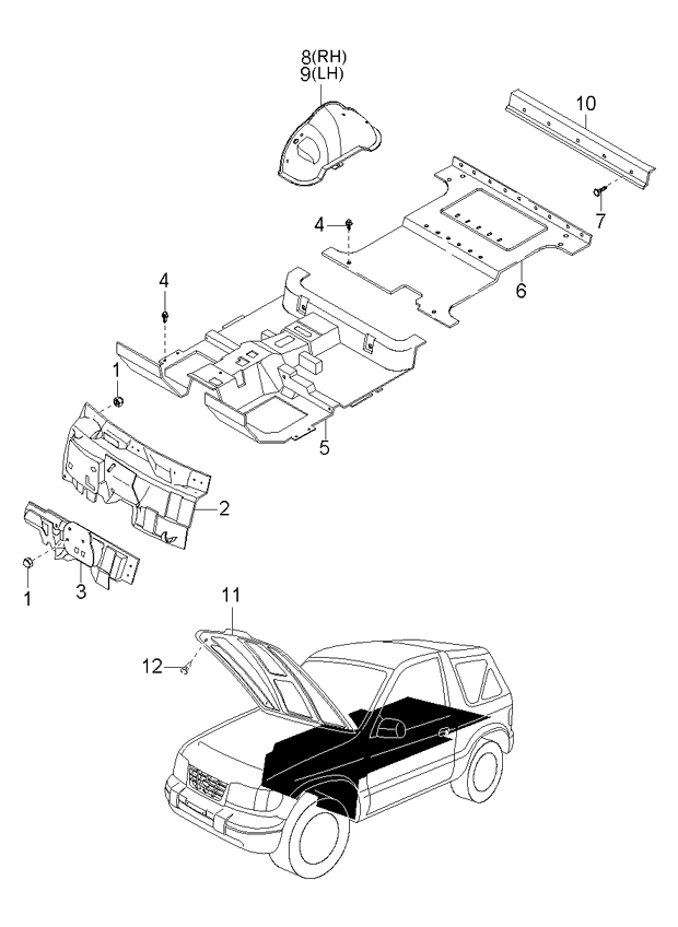 0K01168691Y96 KIA