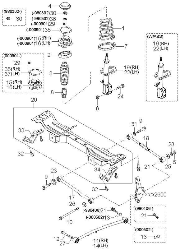 0K2A128011A KIA