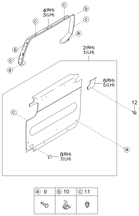 0K53A68325BT KIA