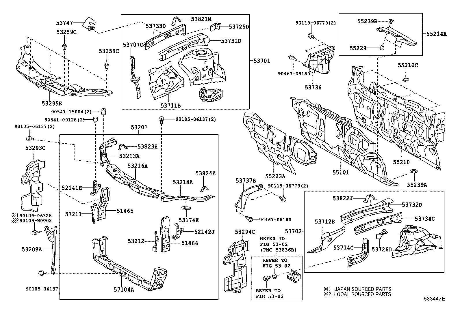 5382233040 TOYOTA