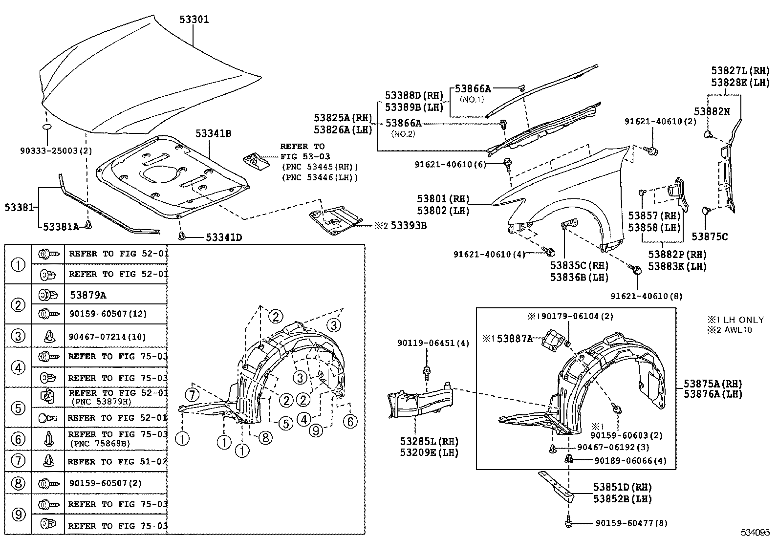 5385747011 TOYOTA