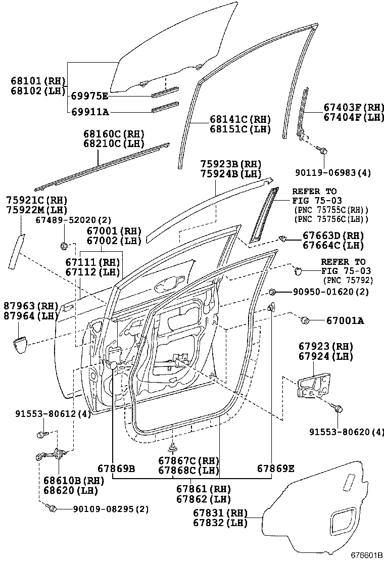 6766348010 TOYOTA