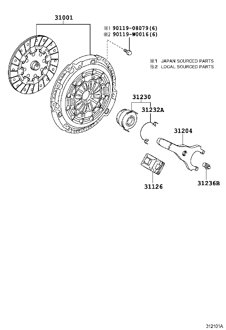 3121005141 TOYOTA