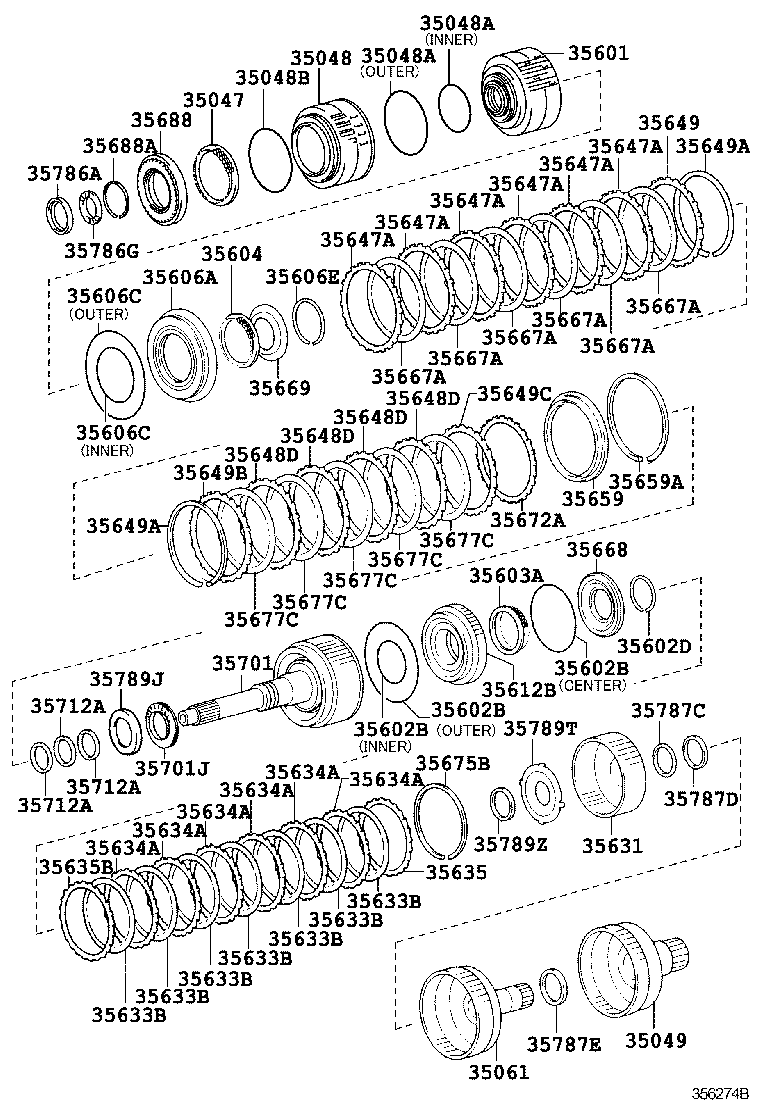 3565934020 TOYOTA