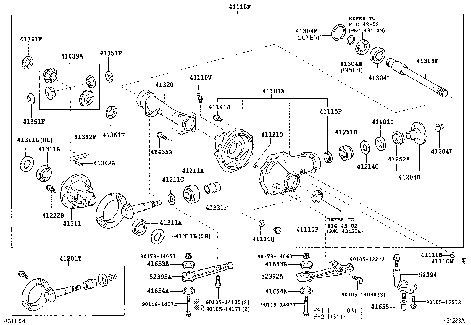 411103D420 TOYOTA