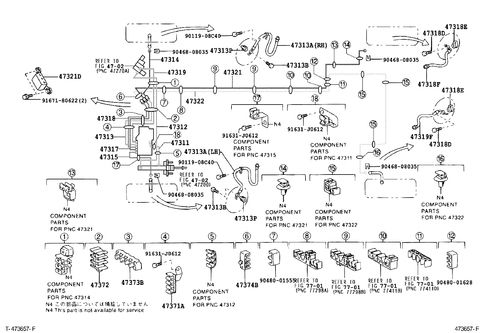 4731747040 TOYOTA