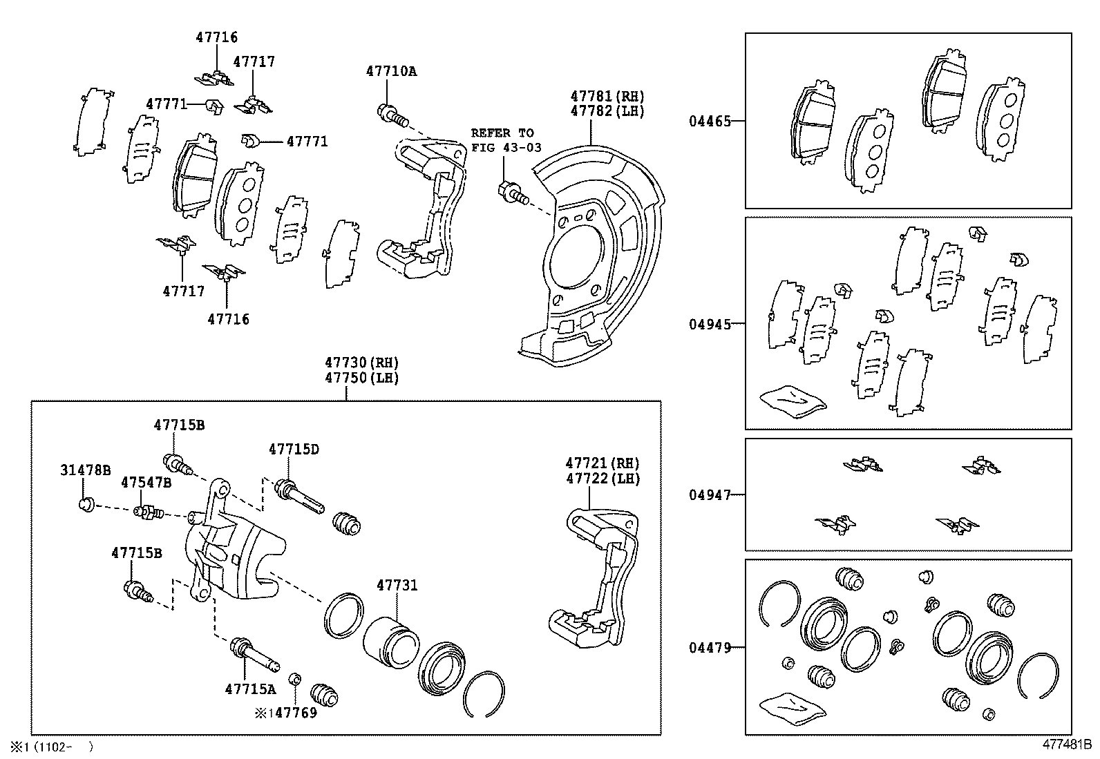 4772112A70 TOYOTA